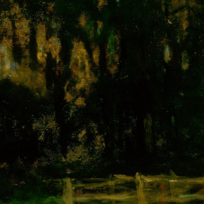 Cinque Mucche Al Pascolo Edward Mitchell Bannister emb41 quadro stampato su tela