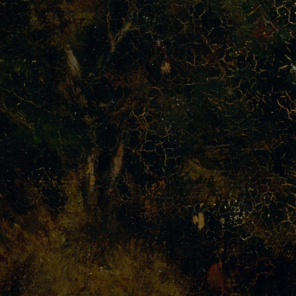 Paesaggio Boscaiolo Sul Sentiero Edward Mitchell Bannister emb57 quadro stampato su tela