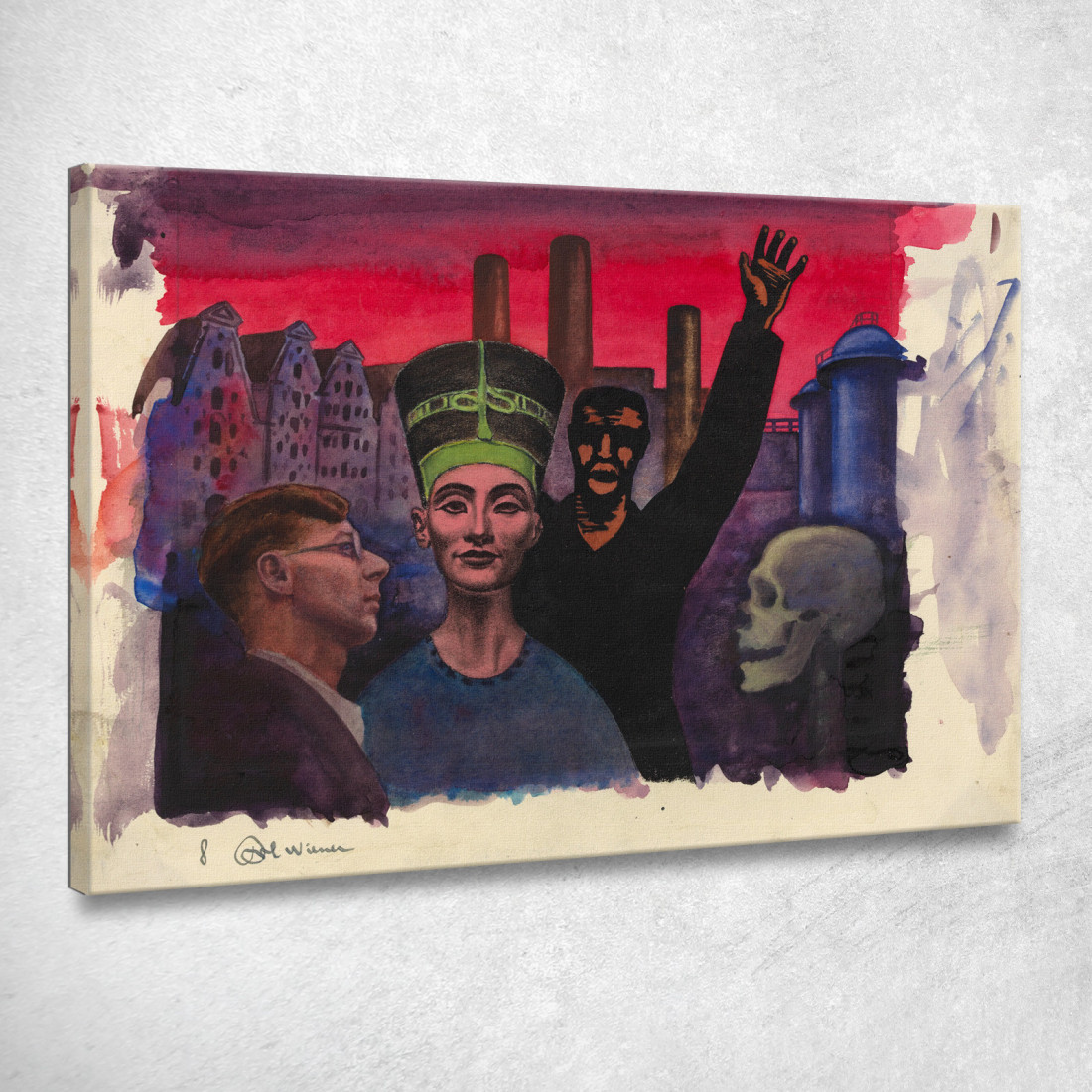 De Profundis. Fantasie Sulla Poesia Di Trakl Karl Wiener kwn99 quadro stampato su tela De Profundis. Fantasie Sulla Poesia Di Trakl Karl Wiener kwn99 quadro stampato su tela