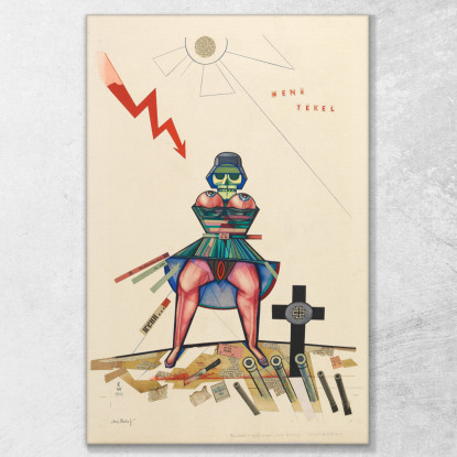 Il Colosso Karl Wiener kwn121 quadro stampato su tela