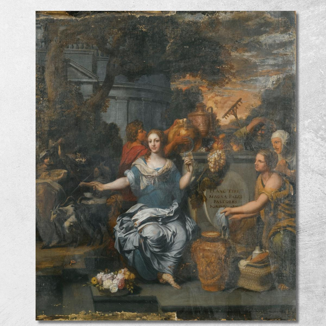 Un Sacrificio A Pale Gerard de Lairesse gdl1 quadro stampato su tela Un Sacrificio A Pale Gerard de Lairesse gdl1 quadro stampato su tela