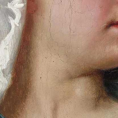 Donna Con Mantello Gustave Jean Jacquet gjj27 quadro stampato su tela