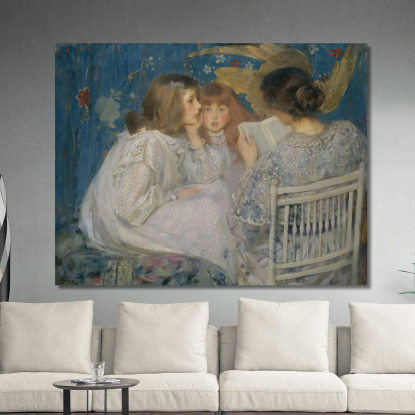 Racconti Della Giungla (Contes De La Jungle) James Jebusa Shannon jjs8 quadro stampato su tela