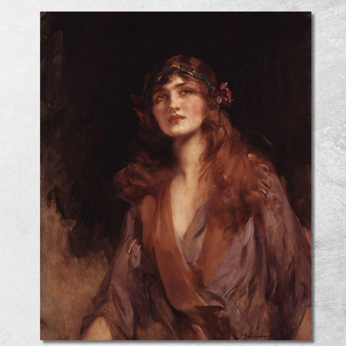 Lily Elsie (Mrs. Bullough) James Jebusa Shannon jjs11 quadro stampato su tela Lily Elsie (Mrs. Bullough) James Jebusa Shannon jjs11 quadro stampato su tela