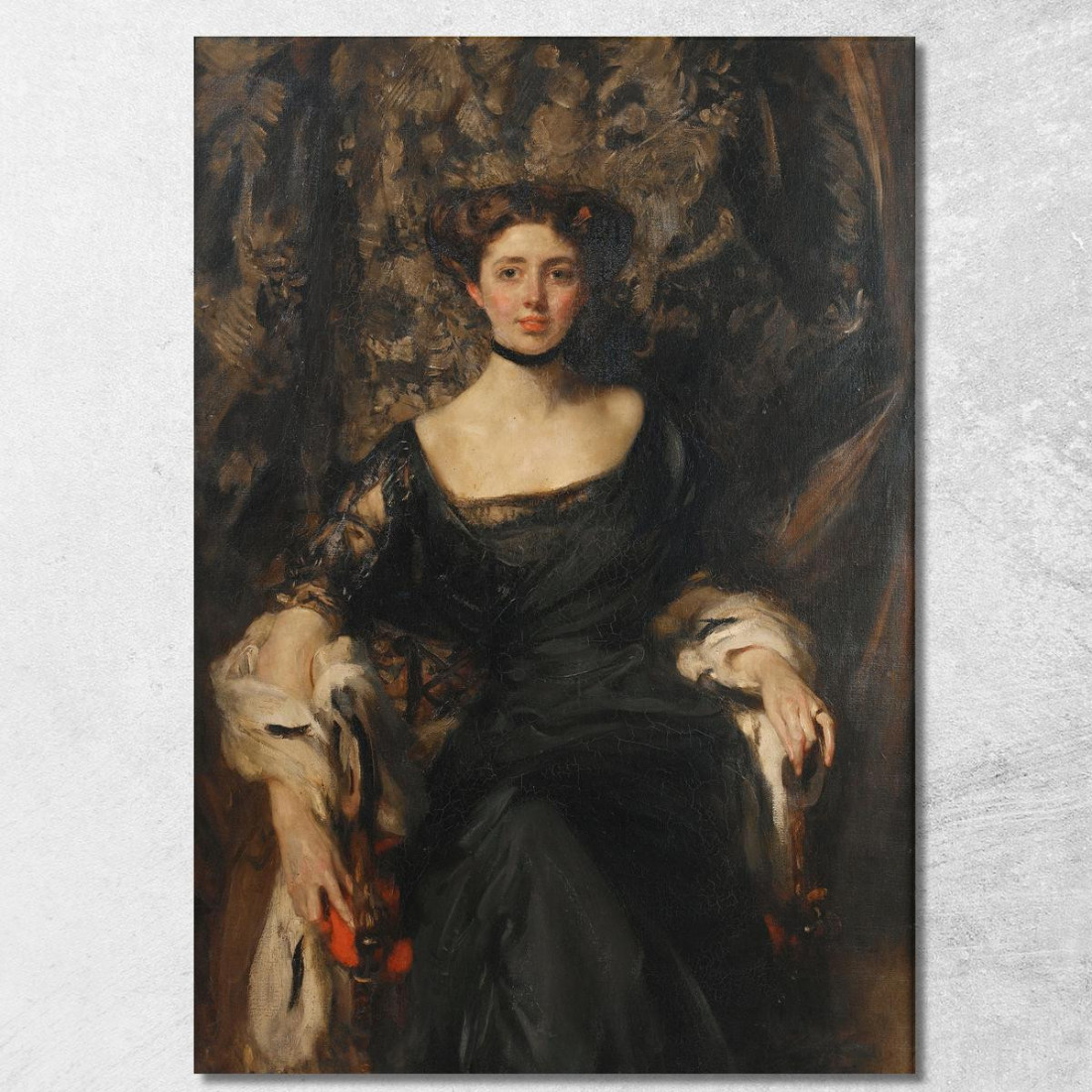Ritratto Di Miss Aline Henderson (Mrs. J.T. Wigan) James Jebusa Shannon jjs27 quadro stampato su tela Ritratto Di Miss Aline Henderson (Mrs. J.T. Wigan) James Jebusa Shannon jjs27 quadro stampato su tela