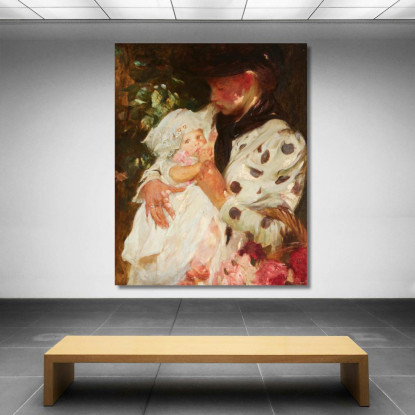 La Venditrice Di Fiori James Jebusa Shannon jjs40 quadro stampato su tela