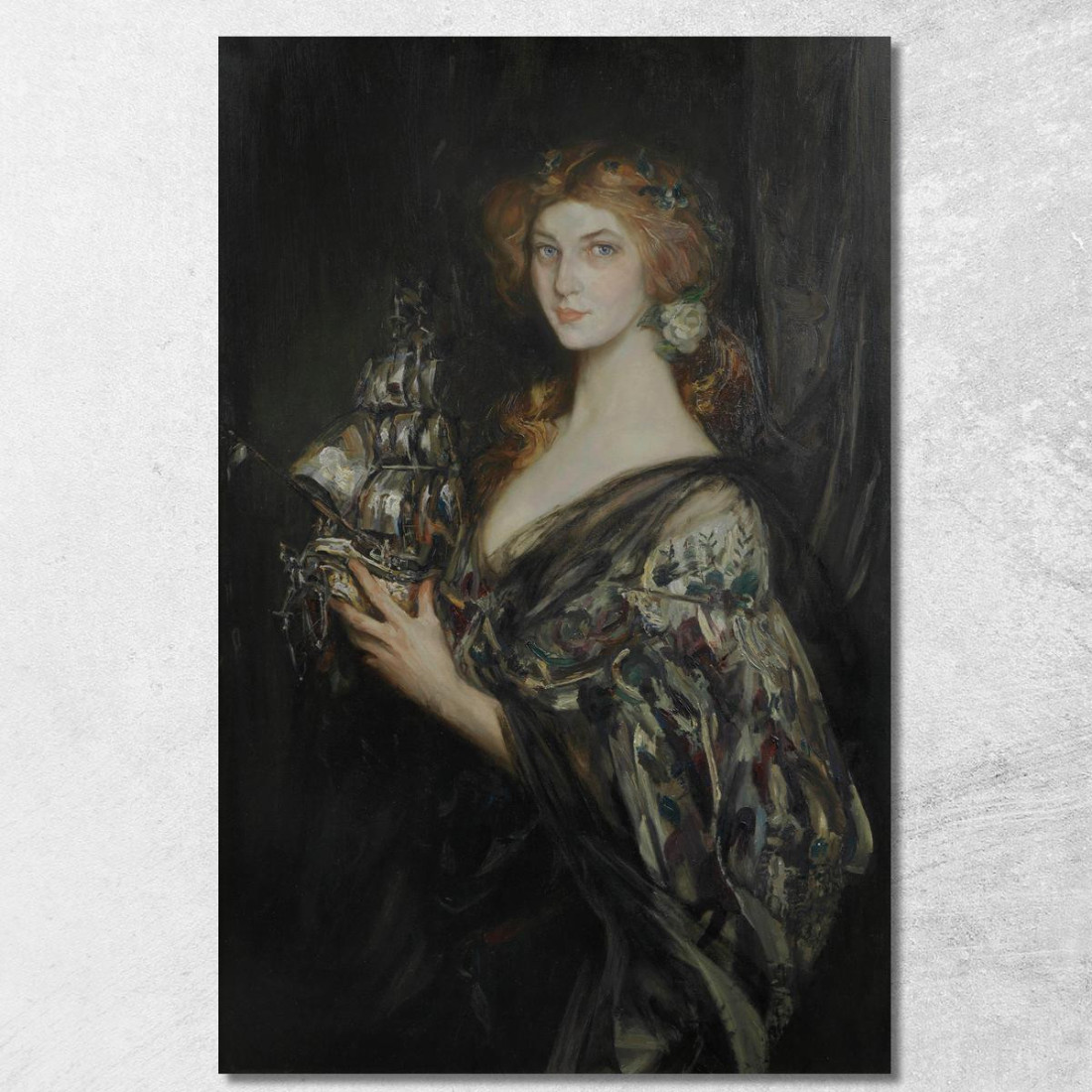 La Nave D'Argento James Jebusa Shannon jjs47 quadro stampato su tela La Nave D'Argento James Jebusa Shannon jjs47 quadro stampato su tela