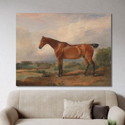 Un Cacciatore In Un Paesaggio James Ward jwr4 quadro stampato su tela