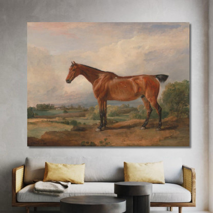 Un Cacciatore In Un Paesaggio James Ward jwr4 quadro stampato su tela