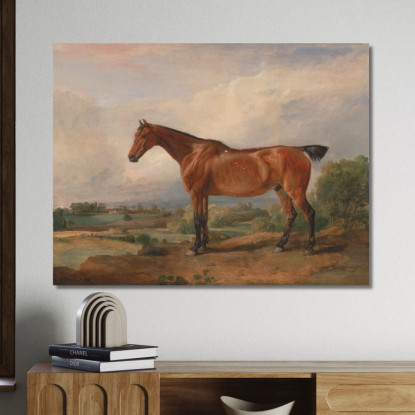 Un Cacciatore In Un Paesaggio James Ward jwr4 quadro stampato su tela