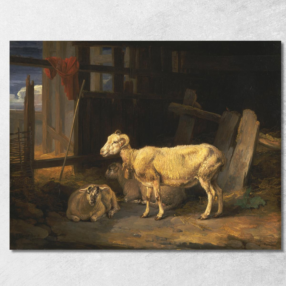 Pecora Di Brughiera E Agnelli James Ward jwr19 quadro stampato su tela Pecora Di Brughiera E Agnelli James Ward jwr19 quadro stampato su tela