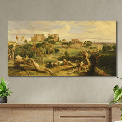 Castello Di Kenilworth Warwickshire James Ward jwr21 quadro stampato su tela