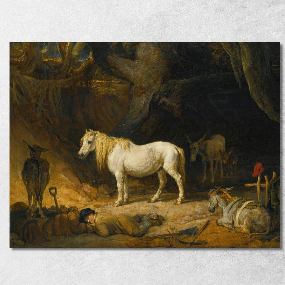 La Cava Di Sabbia James Ward jwr45 quadro stampato su tela La Cava Di Sabbia James Ward jwr45 quadro stampato su tela