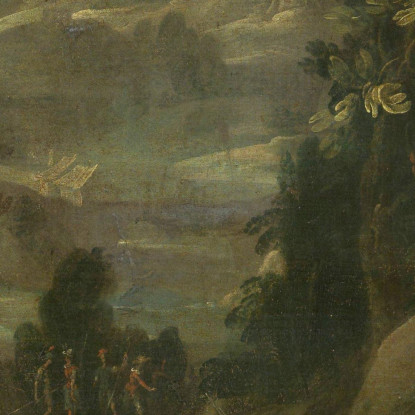 Incontro Tra Davide E Abigail Joachim Wtewael jwl12 quadro stampato su tela