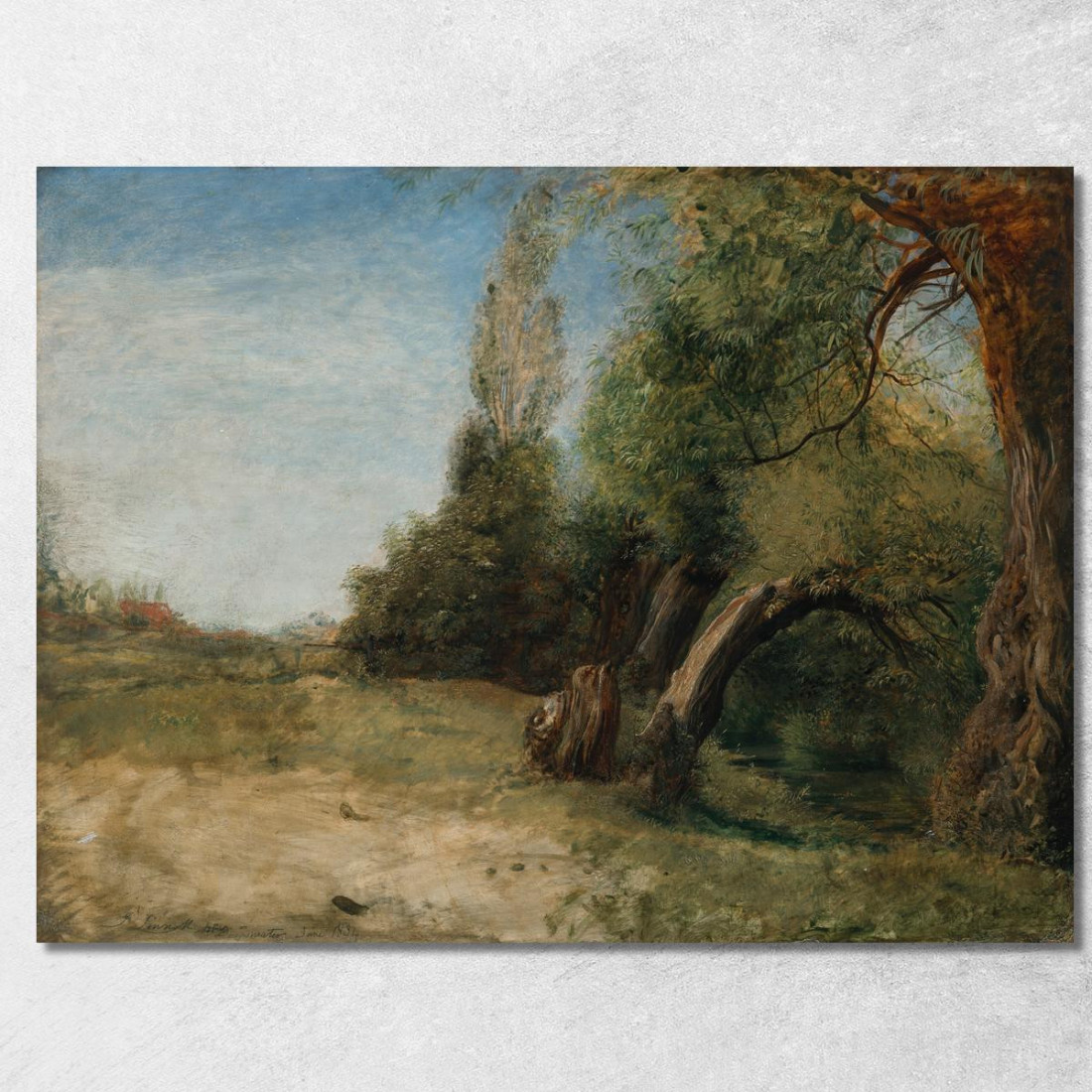 Viale Degli Olmi Con Il Ruscello Di Bayswater Accanto John Linnell jln7 quadro stampato su tela Viale Degli Olmi Con Il Ruscello Di Bayswater Accanto John Linnell jln7 quadro stampato su tela