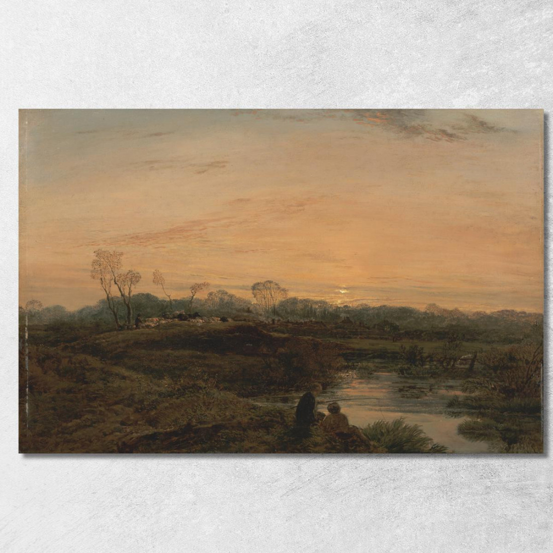Sera A Bayswater John Linnell jln9 quadro stampato su tela Sera A Bayswater John Linnell jln9 quadro stampato su tela