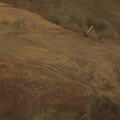 Hanson Toot Veduta A Dovedale John Linnell jln11 quadro stampato su tela