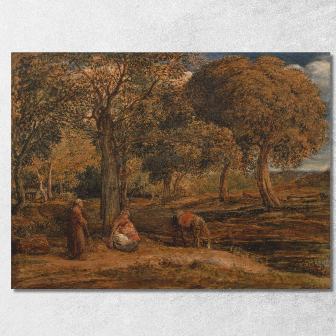 Il Riposo Durante La Fuga In Egitto John Linnell jln29 quadro stampato su tela Il Riposo Durante La Fuga In Egitto John Linnell jln29 quadro stampato su tela