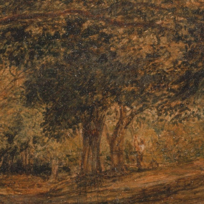 Il Riposo Durante La Fuga In Egitto John Linnell jln29 quadro stampato su tela