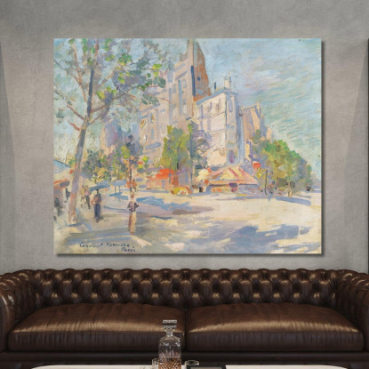 Parigi In Primavera Konstantin Alexeevich Korovin kak18 quadro stampato su tela