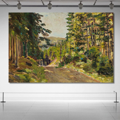 Paesaggio Siberiano Konstantin Alexeevich Korovin kak27 quadro stampato su tela