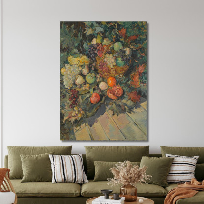 Natura Morta Con Frutta Konstantin Alexeevich Korovin kak29 quadro stampato su tela