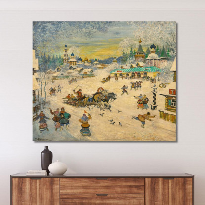 Piazza Della Città Konstantin Alexeevich Korovin kak31 quadro stampato su tela