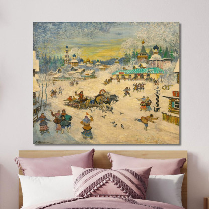 Piazza Della Città Konstantin Alexeevich Korovin kak31 quadro stampato su tela