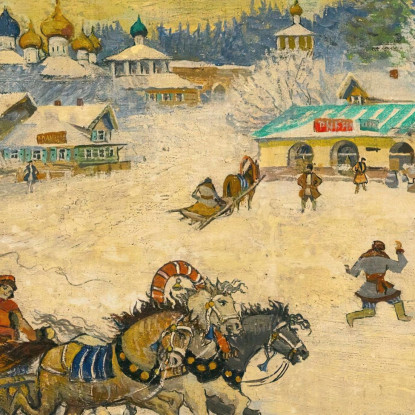 Piazza Della Città Konstantin Alexeevich Korovin kak31 quadro stampato su tela