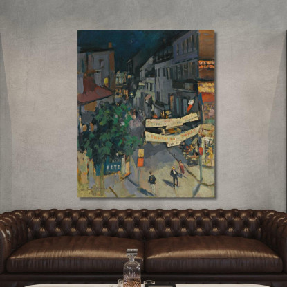 Vichy Di Notte Konstantin Alexeevich Korovin kak37 quadro stampato su tela