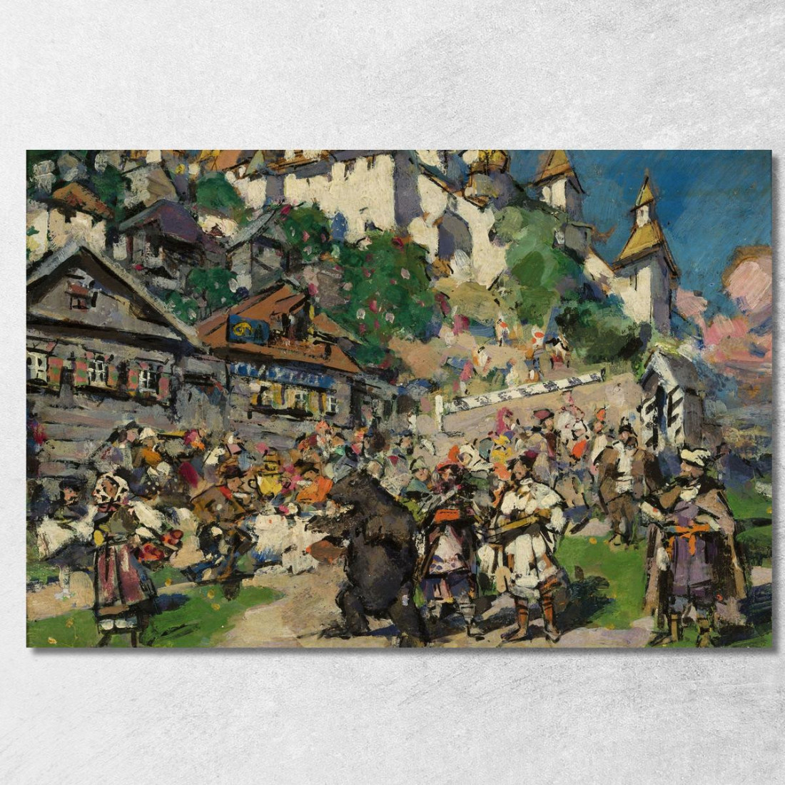 Con Orsi In Siberia Konstantin Alexeevich Korovin kak42 quadro stampato su tela Con Orsi In Siberia Konstantin Alexeevich Korovin kak42 quadro stampato su tela