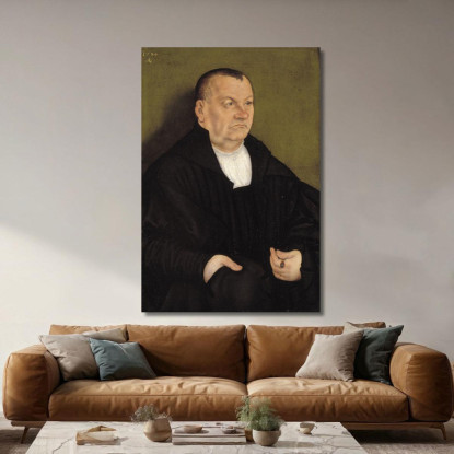 Ritratto Di Un Uomo 2 Lucas Cranach the Elder lce42 quadro stampato su tela