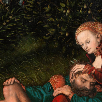 Sansone E Dalila Lucas Cranach the Elder lce59 quadro stampato su tela