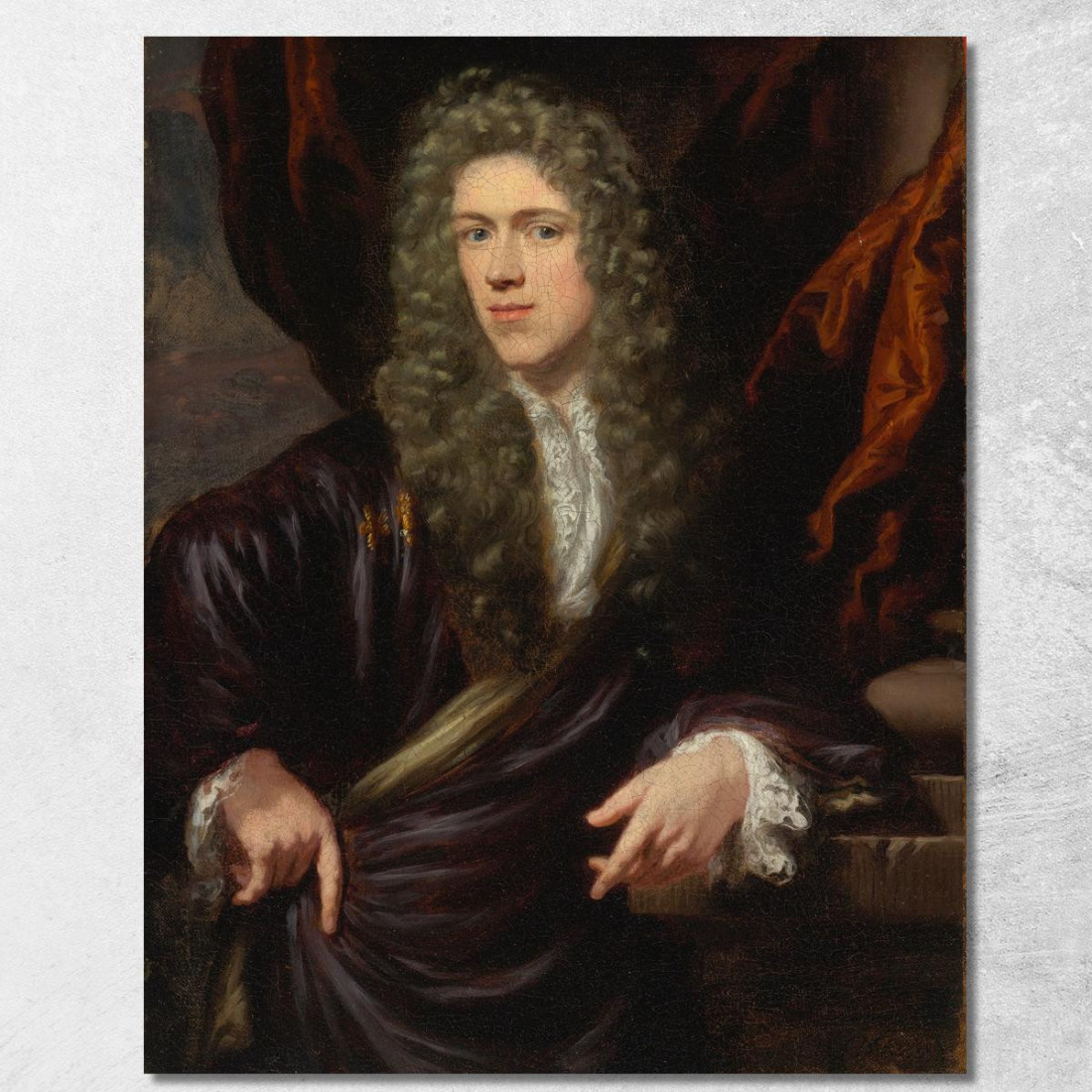 Ritratto Di Un Gentiluomo 2 Nicolaes Maes nma11 quadro stampato su tela Ritratto Di Un Gentiluomo 2 Nicolaes Maes nma11 quadro stampato su tela