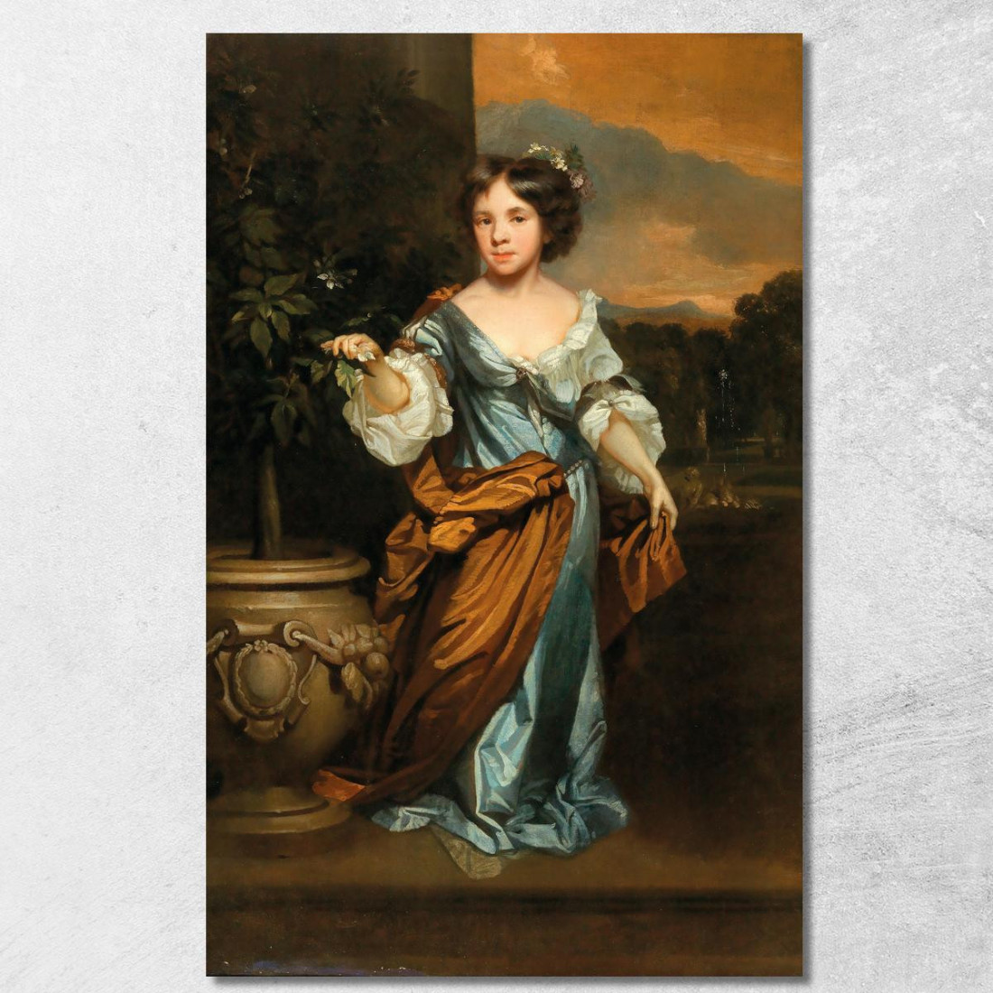 Ritratto Di Una Ragazza 2 Nicolaes Maes nma13 quadro stampato su tela Ritratto Di Una Ragazza 2 Nicolaes Maes nma13 quadro stampato su tela