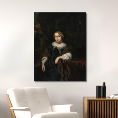 Ritratto Di Una Dama 5 Nicolaes Maes nma18 quadro stampato su tela