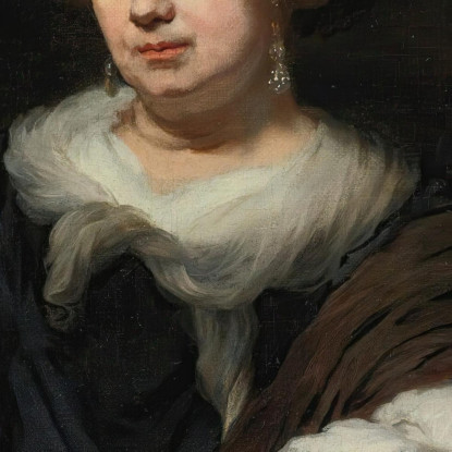 Ritratto Di Una Dama 5 Nicolaes Maes nma18 quadro stampato su tela