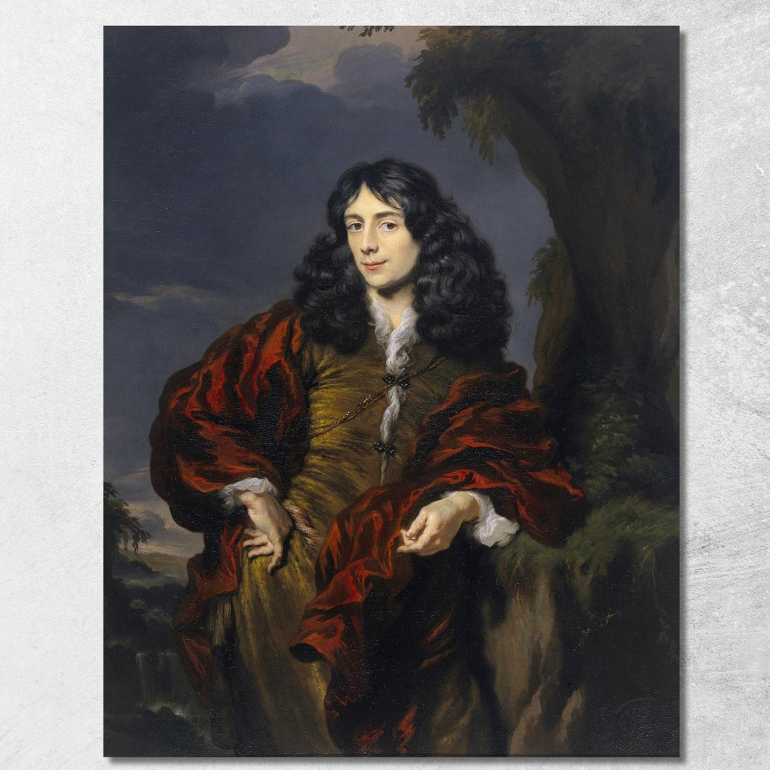 Ritratto Di Un Giovane Uomo Possibilmente Simon Van Alphen (1650-1730) Nicolaes Maes nma26 quadro stampato su tela Ritratto Di Un Giovane Uomo Possibilmente Simon Van Alphen (1650-1730) Nicolaes Maes nma26 quadro stampato su tela