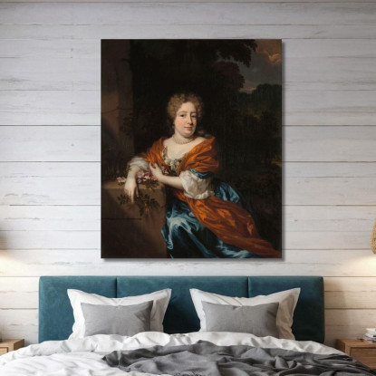 Ritratto Di Petronella Dunois Nicolaes Maes nma30 quadro stampato su tela
