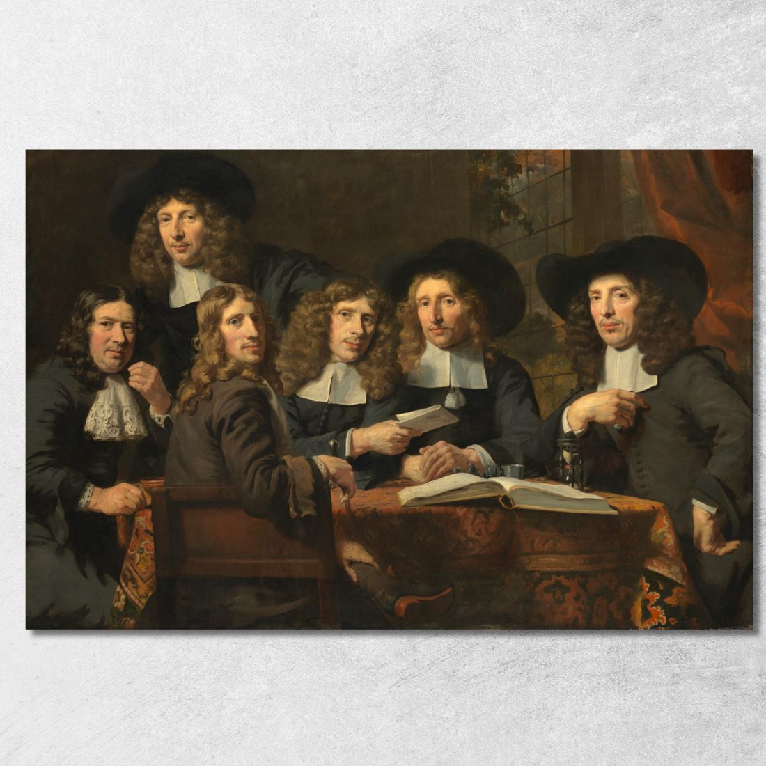 Gli Ufficiali Della Gilda Dei Chirurghi Di Amsterdam Nicolaes Maes nma39 quadro stampato su tela Gli Ufficiali Della Gilda Dei Chirurghi Di Amsterdam Nicolaes Maes nma39 quadro stampato su tela