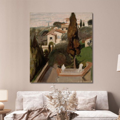 Fiesole Firenze Pekka Halonen phl5 quadro stampato su tela