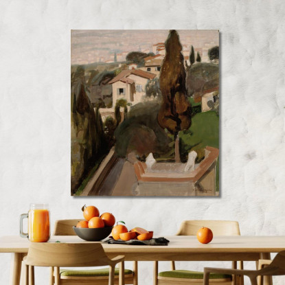 Fiesole Firenze Pekka Halonen phl5 quadro stampato su tela