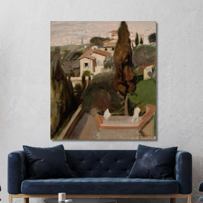 Fiesole Firenze Pekka Halonen phl5 quadro stampato su tela