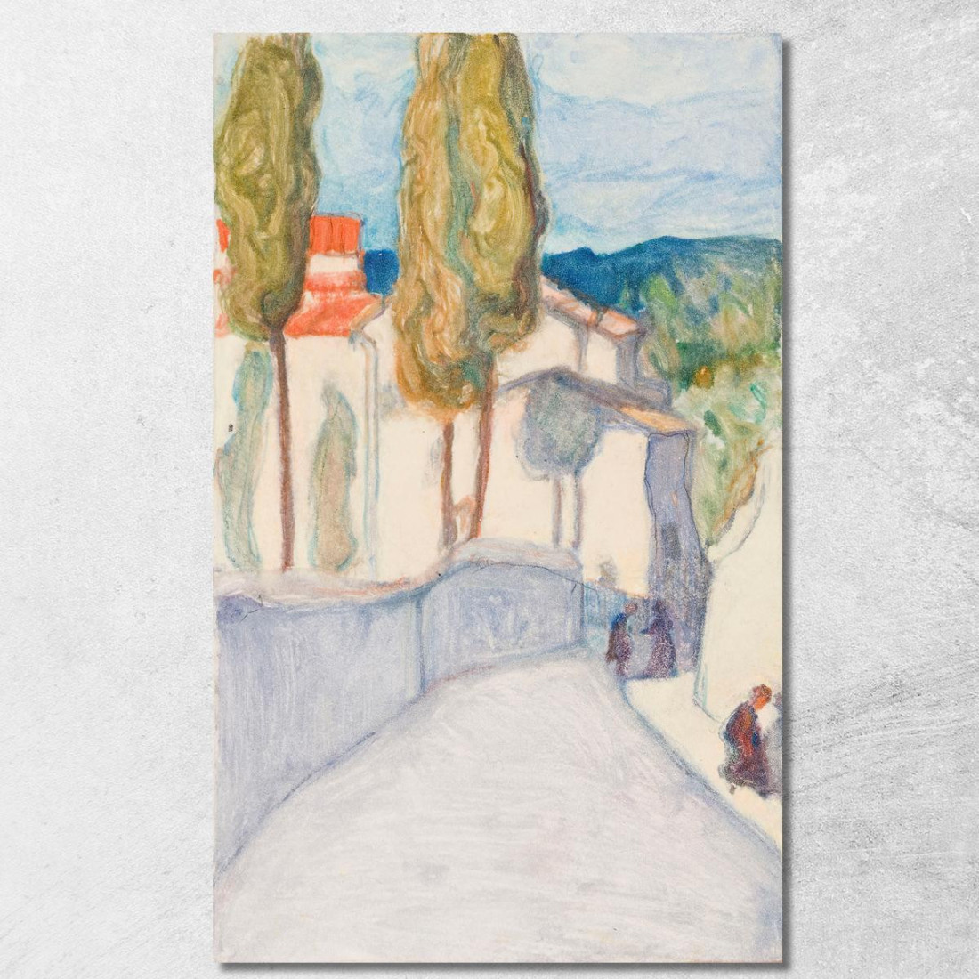 Firenze Viale Dei Colli Pekka Halonen phl6 quadro stampato su tela Firenze Viale Dei Colli Pekka Halonen phl6 quadro stampato su tela