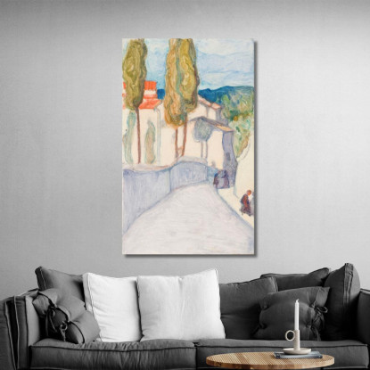 Firenze Viale Dei Colli Pekka Halonen phl6 quadro stampato su tela