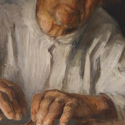 Il Suonatore Di Kantele Pekka Halonen phl26 quadro stampato su tela
