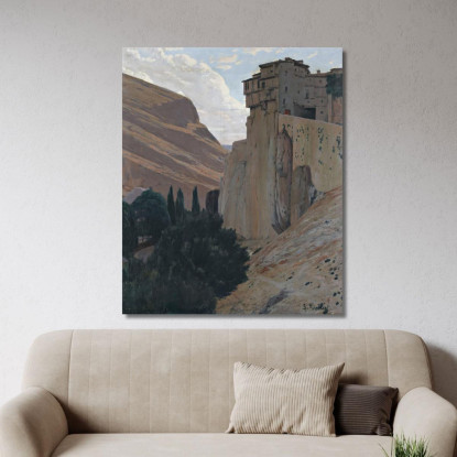 Case Sospese Di Cuenca Santiago Rusiñol srs8 quadro stampato su tela