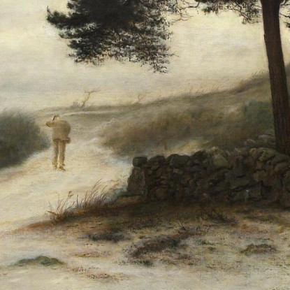 Soffia Soffia Vento Invernale Sir John Everett Millais jem4 quadro stampato su tela