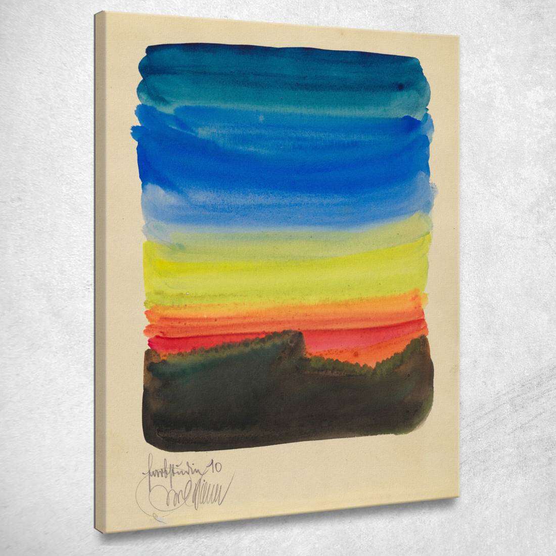 Studi Sul Colore 10 Fogli Karl Wiener kwn185 quadro stampato su tela Studi Sul Colore 10 Fogli Karl Wiener kwn185 quadro stampato su tela