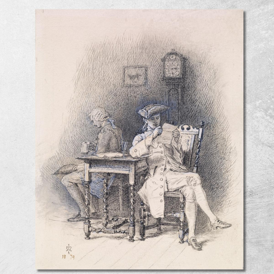 Barry Lyndon Di Thackeray – Le Lettere Intercettate Sir John Everett Millais jem42 quadro stampato su tela Barry Lyndon Di Thackeray – Le Lettere Intercettate Sir John Everett Millais jem42 quadro stampato su tela